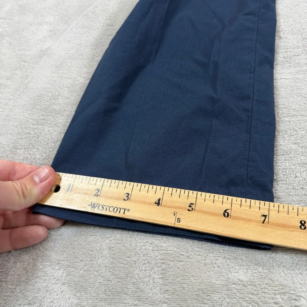 Polo Ralph Lauren Mens 32x34 Tall Slim Fit Chino Pants Navy Blue Stretch Casual